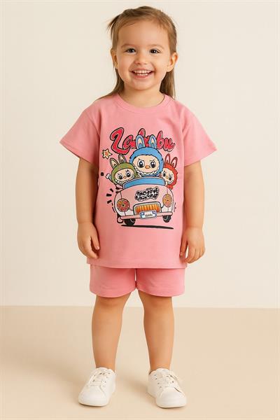Labubu Şortlu Takım