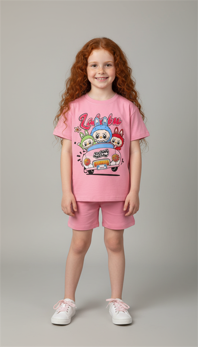 Labubu Şortlu Takım