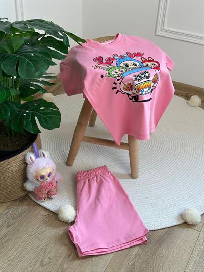 Labubu Şortlu Takım