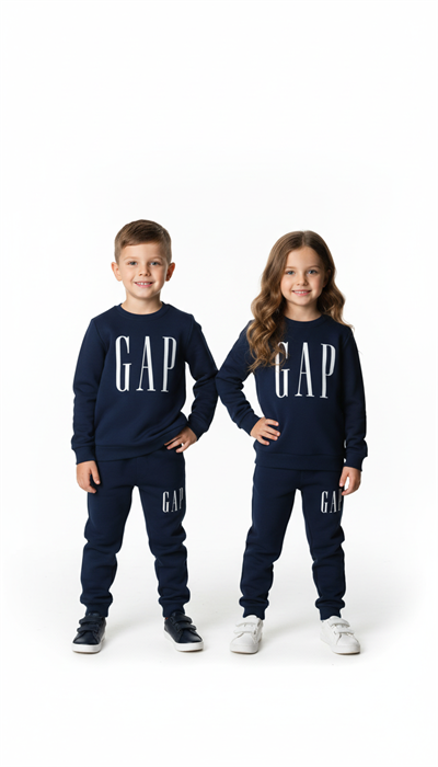 Lacivert Gap Baskılı Eşofman Takımı