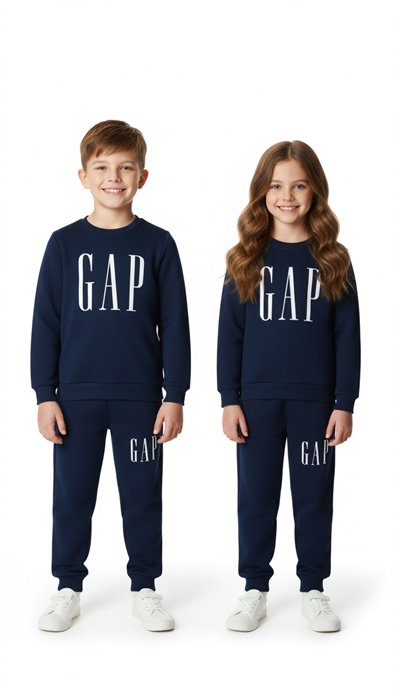 Lacivert Gap Baskılı Eşofman Takımı