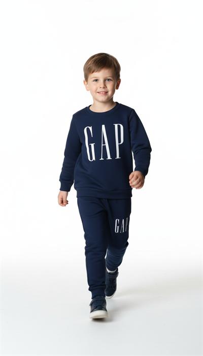 Lacivert Gap Baskılı Eşofman Takımı