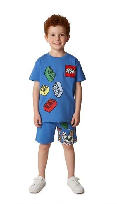 Lego Play Sırt Baskılı Şortlu Takım