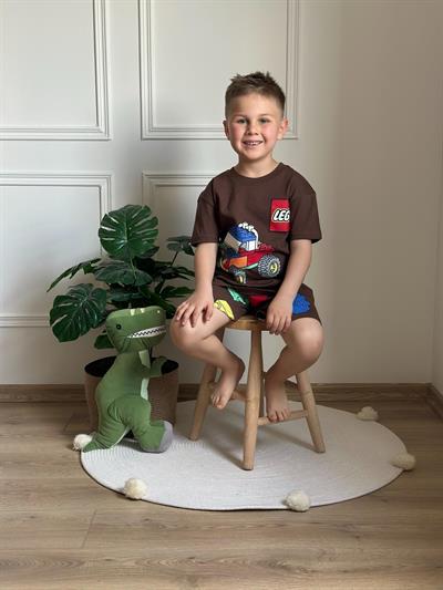 Lego Sırt Baskılı Şortlu Takım