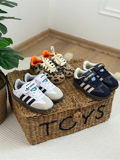 Leopar Spor Logolu Ayakkabı