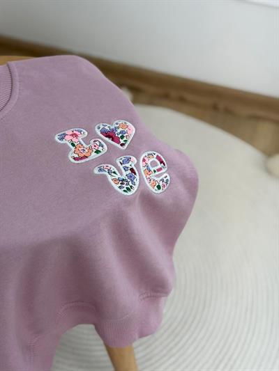 Love Flowers Detay Taytlı Takım