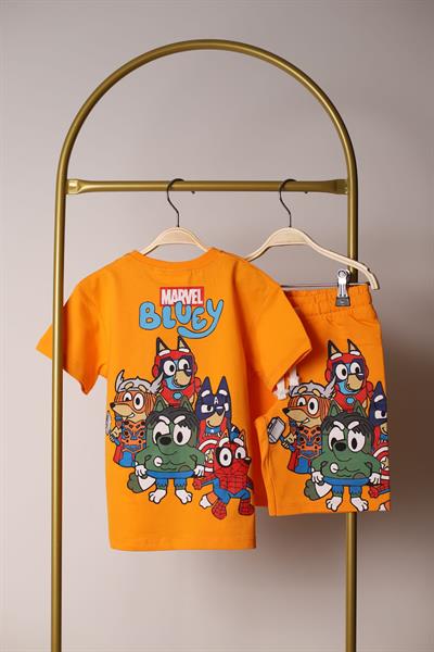 Marvel Bluey Şortlu Takım