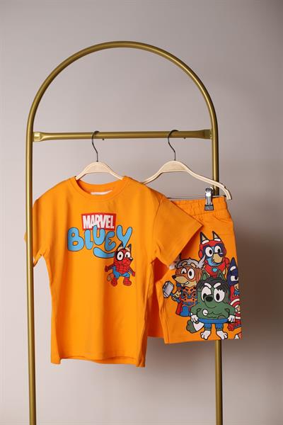 Marvel Bluey Şortlu Takım