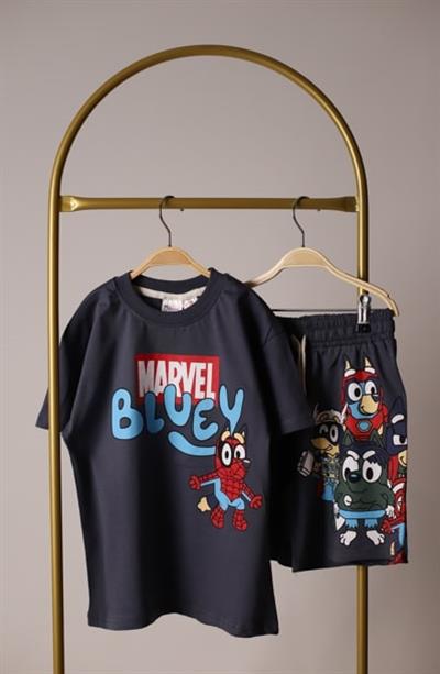 Marvel Bluey Şortlu Takım