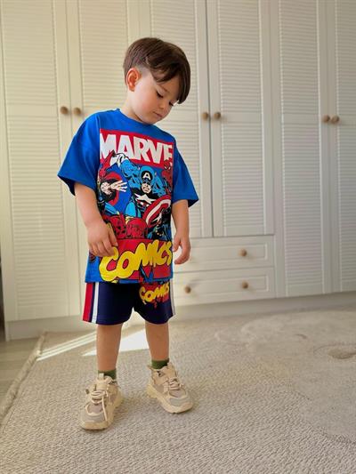 Marvel Comics Şortlu Takım