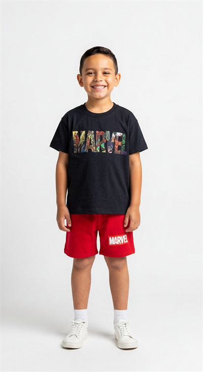 Marvel Heroes Şortlu Takım