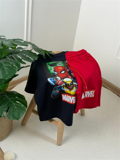 Marvel Heroes Şortlu Takım