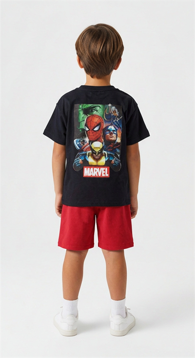 Marvel Heroes Şortlu Takım