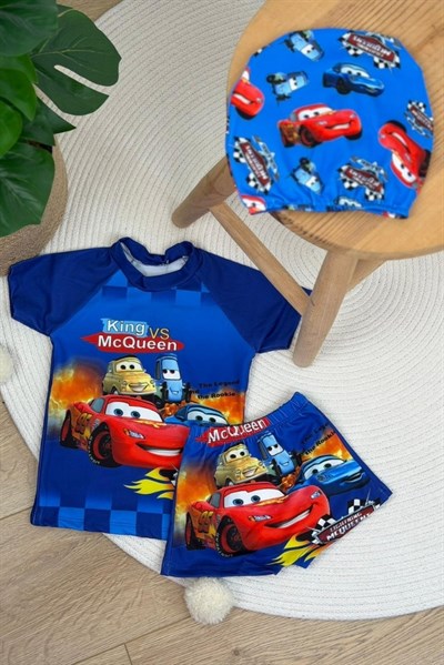 McQueen Boneli Şortlu Mayo