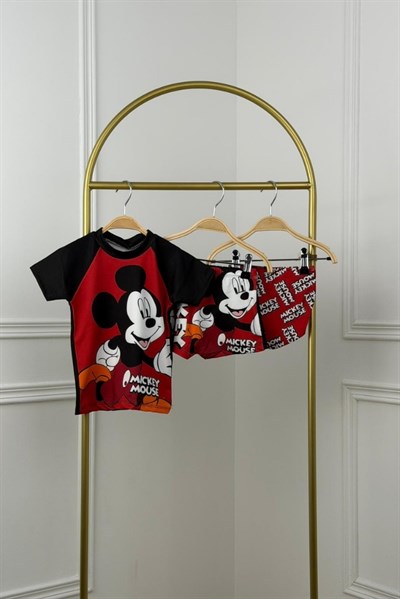 Mickey Boneli Şortlu Mayo