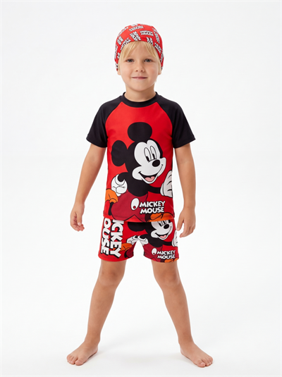 Mickey Boneli Şortlu Mayo
