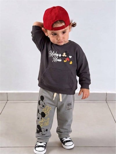 Mickey Kanguru Cepli Eşofman Takımı