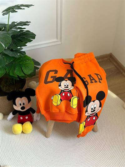 Mickey Mouse Detaylı Eşofman Takımı