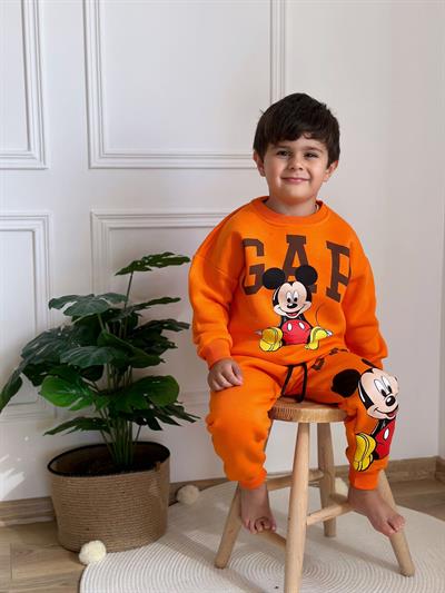 Mickey Mouse Detaylı Eşofman Takımı