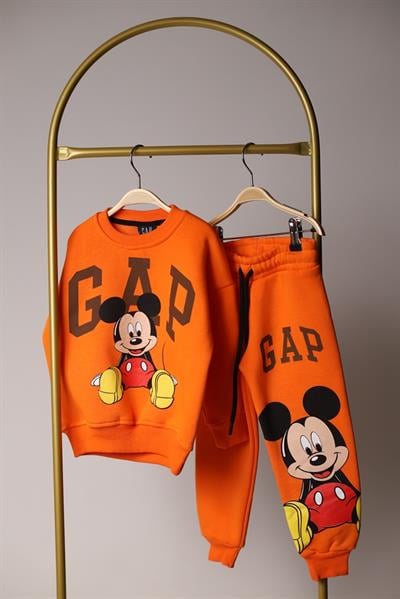 Mickey Mouse Detaylı Eşofman Takımı