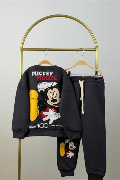 Mickey Mouse Disney Yüzüncü Yıl Baskılı Eşofman Takımı