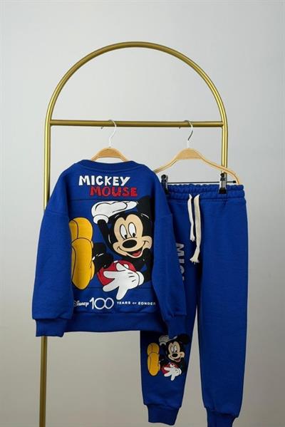 Mickey Mouse Disney Yüzüncü Yıl Baskılı Eşofman Takımı