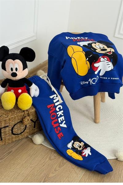 Mickey Mouse Disney Yüzüncü Yıl Baskılı Eşofman Takımı