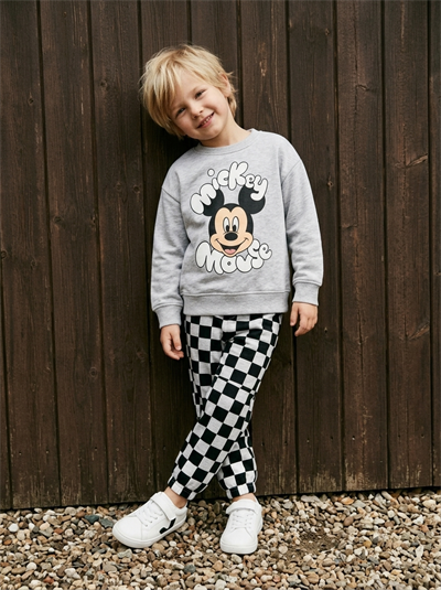 Mickey Mouse Kareli Eşofman Takımı