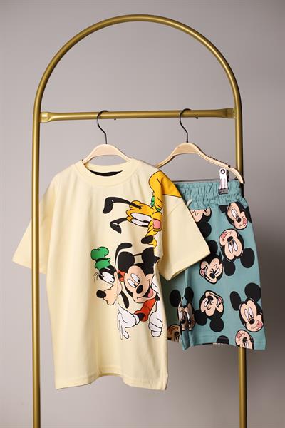 Mickey ve Arkadaşları Şortlu Takım