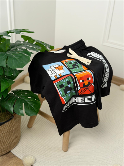 Minecarft Şortlu Takım