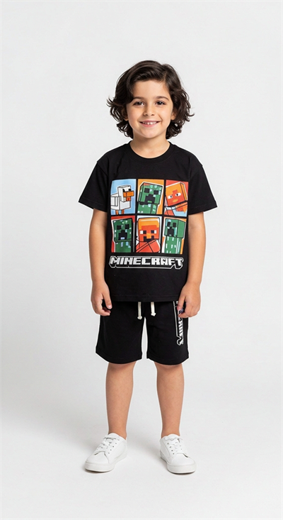 Minecarft Şortlu Takım