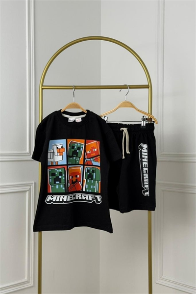 Minecarft Şortlu Takım