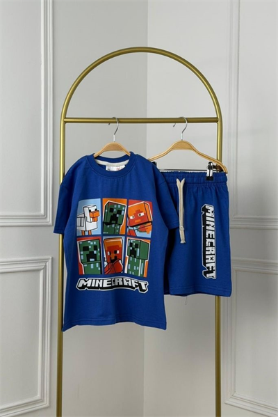Minecarft Şortlu Takım