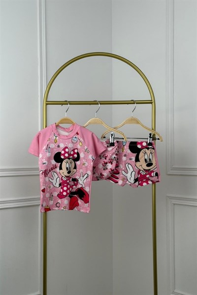 Minnie Boneli Şortlu Mayo