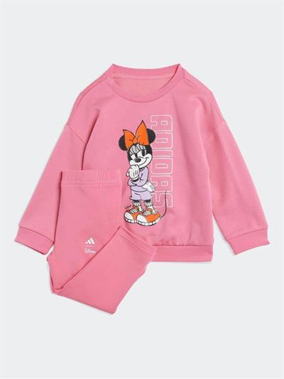Minnie Logo Baskılı Taytlı Takım
