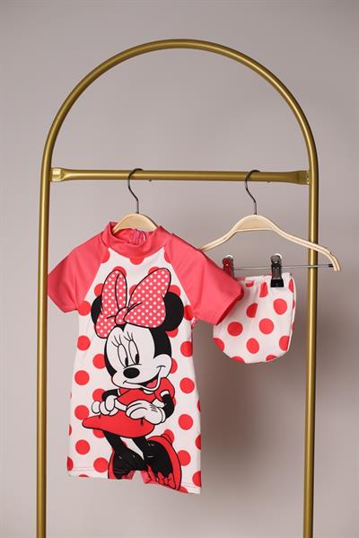 Minnie Mouse Puantiyeli Tulum Mayo