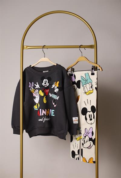 Minnie Ve Arkadaşları Fitilli Taytlı Takım