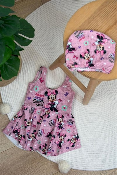 Minnie Volanlı Boneli Mayo