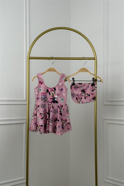 Minnie Volanlı Boneli Mayo