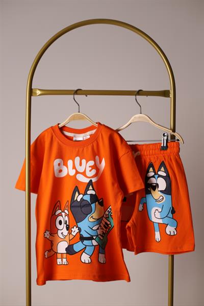 Müzikal Blueyi Şortlu Takım