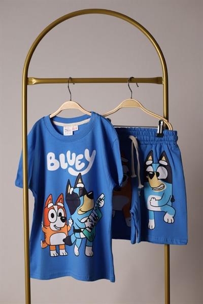 Müzikal Blueyi Şortlu Takım