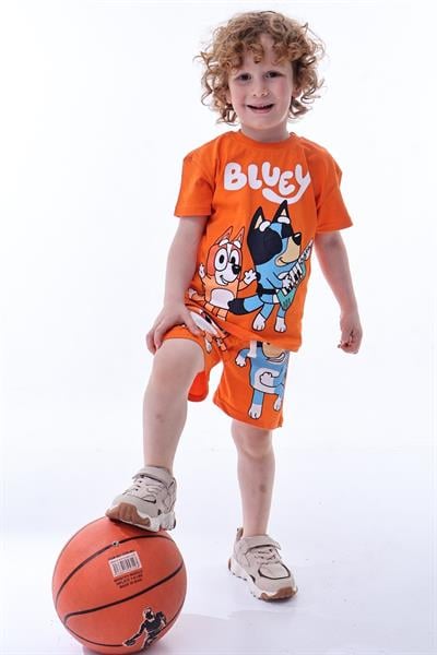 Müzikal Blueyi Şortlu Takım