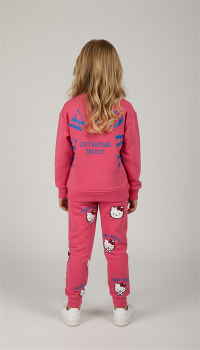 New York Hello Kitty Baskılı Eşofman Takımı