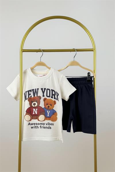 New York Teddy Şortlu Takım
