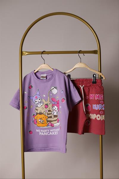 Pancakes Kuromi Şortlu Takım