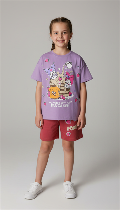 Pancakes Kuromi Şortlu Takım