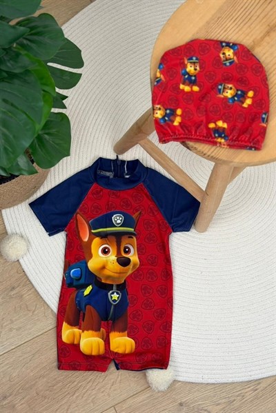 Pati Baskılı Paw Patrol Tulum Mayo