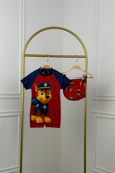 Pati Baskılı Paw Patrol Tulum Mayo