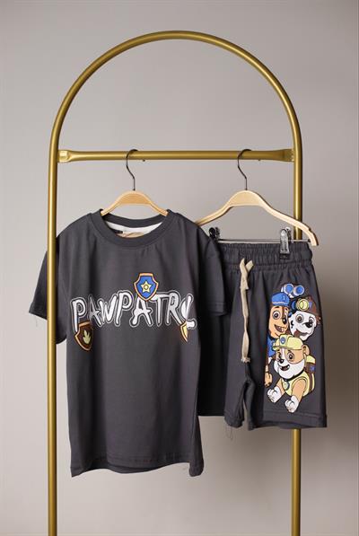 Paw Patrol Playful Sırt Baskılı  Şortlu Takım