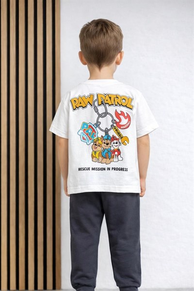 Paw Patrol Rubble Sırt Baskılı Eşofman Takımı